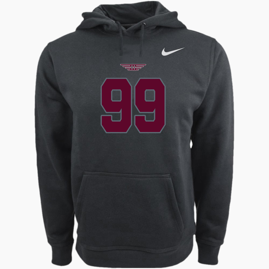 HANCOCK COLLEGE PREP HIGH SCHOOL EAGLES Nike Men's Club Pullover Fleece Hoodie