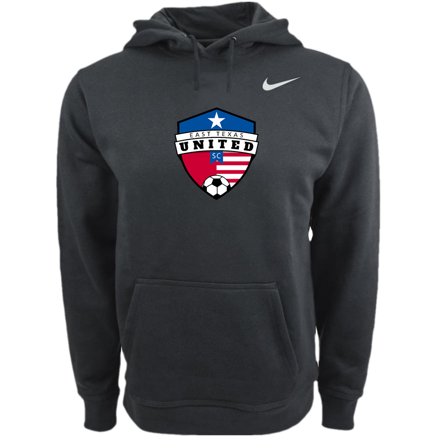 East Texas United Soccer Club Fan Store <span class="pdp-name-mascot">East Texas United Soccer Club Fan Store</span> Nike Men's Club Pullover Fleece Hoodie