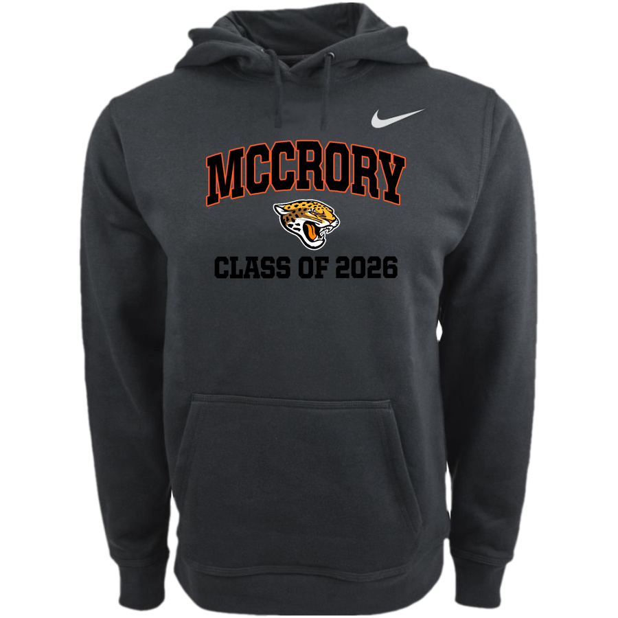 McCRORY HIGH SCHOOL JAGUARS <span class="pdp-name-mascot">MC CRORY JAGUARS</span> Nike Men's Club Pullover Fleece Hoodie