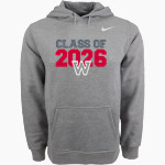 WESTFALL HIGH SCHOOL MUSTANGS <span class="pdp-name-mascot">WESTFALL MUSTANGS</span> Nike Men's Club Pullover Fleece Hoodie Front Thumbnail