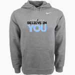 Believe In You Nike Men's Club Pullover Fleece Hoodie Front Thumbnail