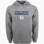 Sierra Canyon School Trailblazers Online Store <span class="pdp-name-mascot">Sierra Trailblazers</span> Nike Men's Club Pullover Fleece Hoodie Front Thumbnail