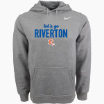 Riverton Hawks Nike Men's Club Pullover Fleece Hoodie Front Thumbnail