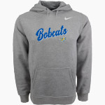 BACON ACADEMY BOBCATS Nike Men's Club Pullover Fleece Hoodie Front Thumbnail