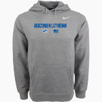 Wisconsin Lutheran Vikings Nike Men's Club Pullover Fleece Hoodie Front Thumbnail