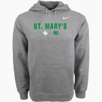 St. Mary's Dragons <span class="pdp-name-mascot">St. Mary's Dragons</span> Nike Men's Club Pullover Fleece Hoodie Front Thumbnail