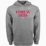 Andrean 59ers Nike Men's Club Pullover Fleece Hoodie Front Thumbnail