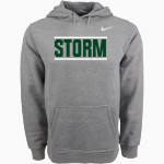 Summit High School Storm Nike Men's Club Pullover Fleece Hoodie Front Thumbnail