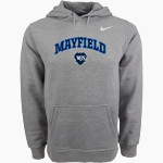 Mayfield Junior School Mustangs Online Store Nike Men's Club Pullover Fleece Hoodie Front Thumbnail