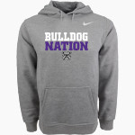 Garfield Bulldogs Nike Men's Club Pullover Fleece Hoodie Front Thumbnail