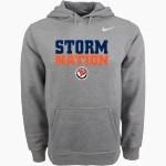 Katz Yeshiva Storm Nike Men's Club Pullover Fleece Hoodie Front Thumbnail