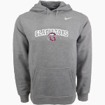 Pacific Northwest Gladiators <span class="pdp-name-mascot">Pacific Northwest Christian College Gladiators</span> Nike Men's Club Pullover Fleece Hoodie Front Thumbnail