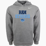 RAMONA HIGH SCHOOL RAMS Nike Men's Club Pullover Fleece Hoodie Front Thumbnail