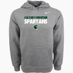 Calvary Christian Spartans <span class="pdp-name-mascot">Calvary Christian Spartans</span> Nike Men's Club Pullover Fleece Hoodie Front Thumbnail