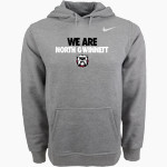 NORTH GWINNETT HIGH SCHOOL BULLDOGS <span class="pdp-name-mascot">NORTH GWINNETT BULLDOGS</span> Nike Men's Club Pullover Fleece Hoodie Front Thumbnail