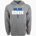 EDEN HIGH SCHOOL BULLDOGS <span class="pdp-name-mascot">EDEN BULLDOGS /LADY</span> Nike Men's Club Pullover Fleece Hoodie Front Thumbnail