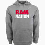 Jamesville DeWitt Red Rams <span class="pdp-name-mascot">Jamesville DeWitt Red Rams or JD Red Rams</span> Nike Men's Club Pullover Fleece Hoodie Front Thumbnail