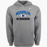 Moanalua Na Menehune Nike Men's Club Pullover Fleece Hoodie Front Thumbnail