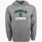 Franklin Quakers <span class="pdp-name-mascot">Franklin Quakers</span> Nike Men's Club Pullover Fleece Hoodie Front Thumbnail