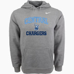 CENTRAL HIGH SCHOOL CHARGERS Nike Men's Club Pullover Fleece Hoodie Front Thumbnail