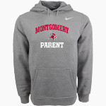 Montgomery Vikings Nike Men's Club Pullover Fleece Hoodie Front Thumbnail