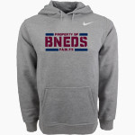 BNEDS EAGLES Eagles Nike Men's Club Pullover Fleece Hoodie Front Thumbnail