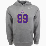 ST. AUGUSTINE HIGH SCHOOL PURPLE KNIGHTS Nike Men's Club Pullover Fleece Hoodie Front Thumbnail