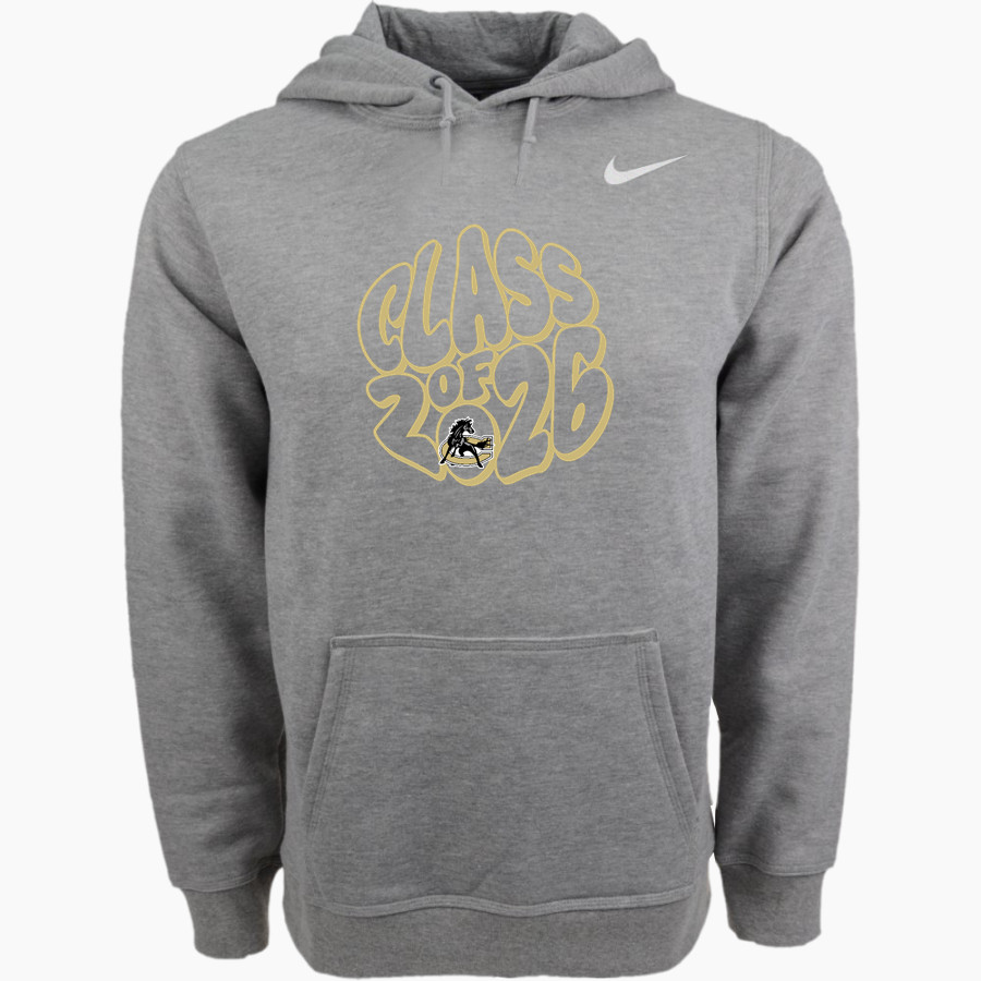 Clinton Dark Horses Nike Men's Club Pullover Fleece Hoodie