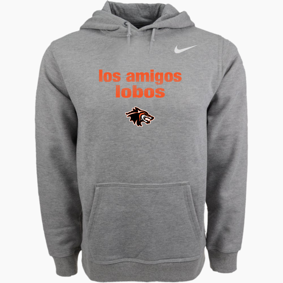 LOS AMIGOS HIGH SCHOOL LOBOS <span class="pdp-name-mascot">LOS AMIGOS LOBOS</span> Nike Men's Club Pullover Fleece Hoodie