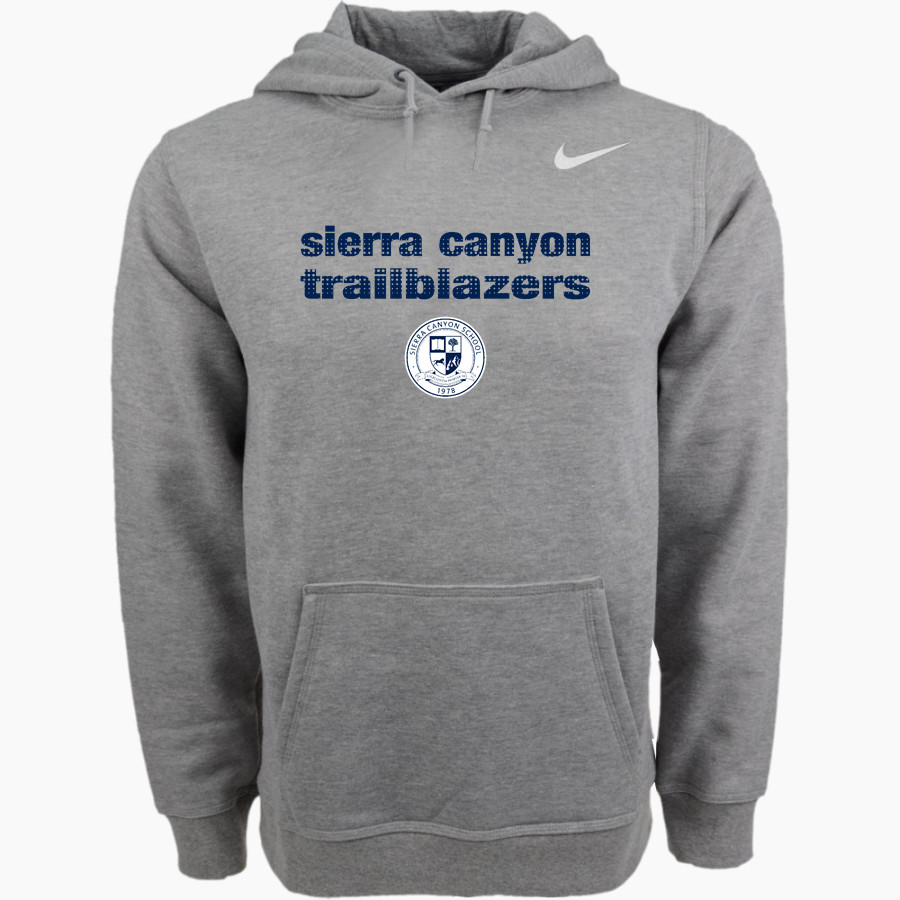 Sierra Canyon School Trailblazers Online Store <span class="pdp-name-mascot">Sierra Trailblazers</span> Nike Men's Club Pullover Fleece Hoodie