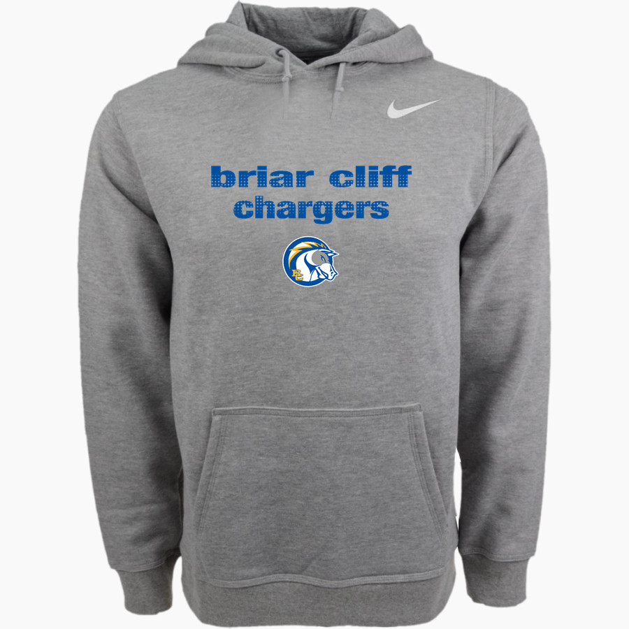 BRIAR CLIFF Chargers <span class="pdp-name-mascot">BRIAR CLIFF Chargers</span> Nike Men's Club Pullover Fleece Hoodie