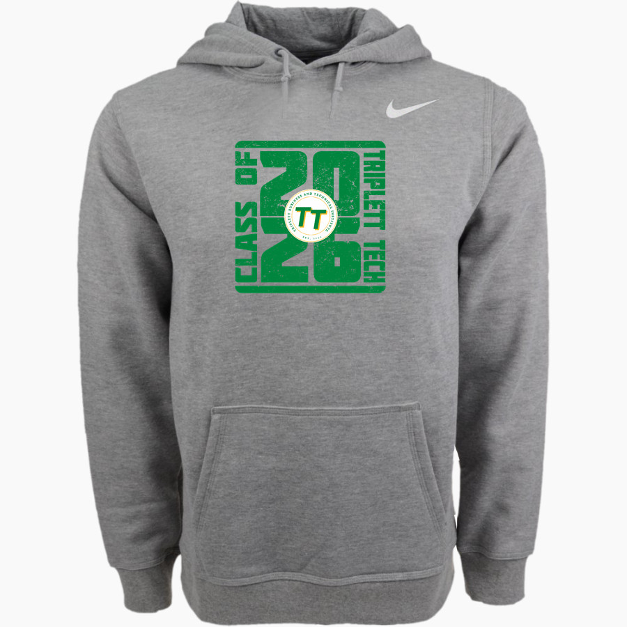 Triplett Tech Nike Men's Club Pullover Fleece Hoodie