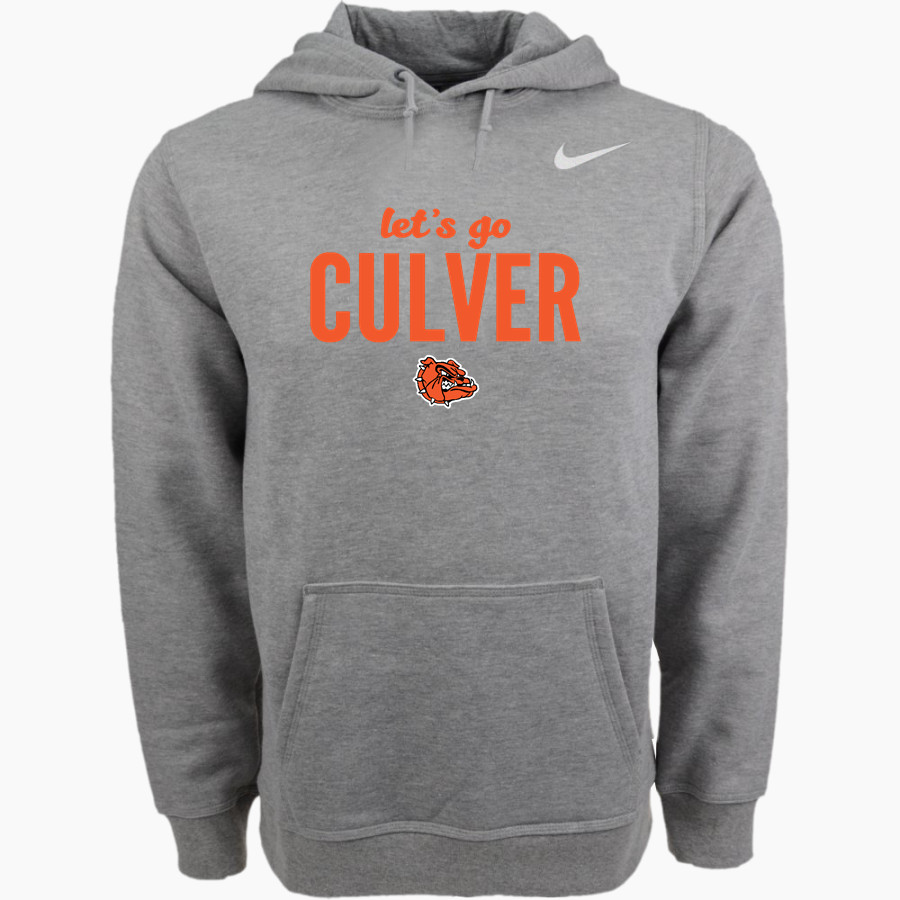 CULVER HIGH SCHOOL BULLDOGS <span class="pdp-name-mascot">CULVER BULLDOGS</span> Nike Men's Club Pullover Fleece Hoodie