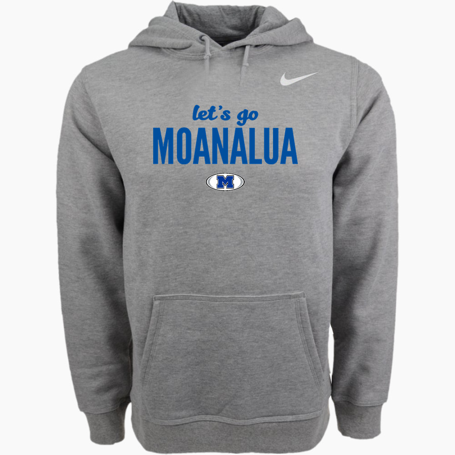 Moanalua Na Menehune Nike Men's Club Pullover Fleece Hoodie