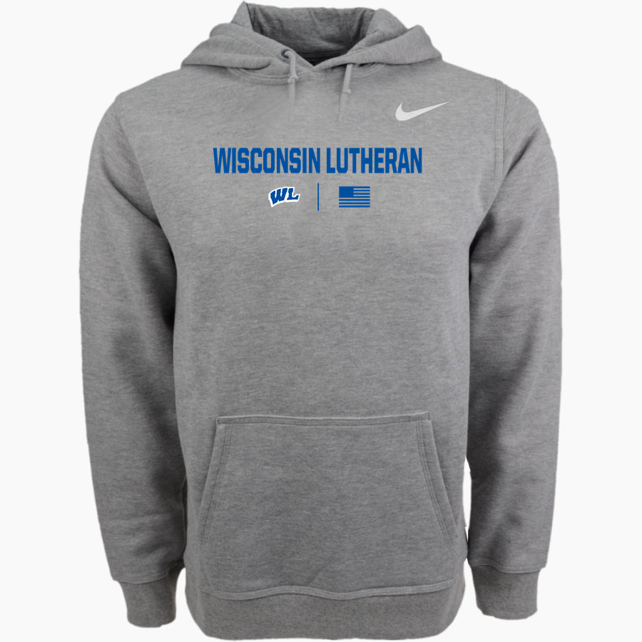 Wisconsin Lutheran Vikings Nike Men's Club Pullover Fleece Hoodie