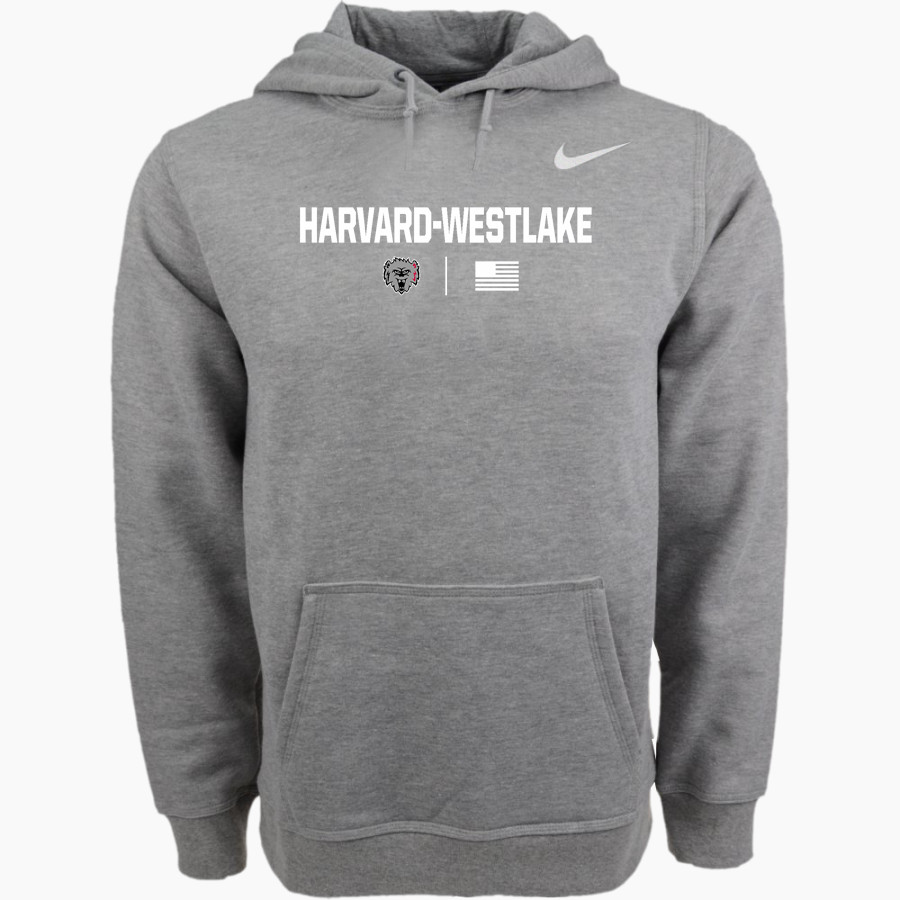 Harvard-Westlake The Official Online Store <span class="pdp-name-mascot">Harvard-Westlake Wolverines</span> Nike Men's Club Pullover Fleece Hoodie