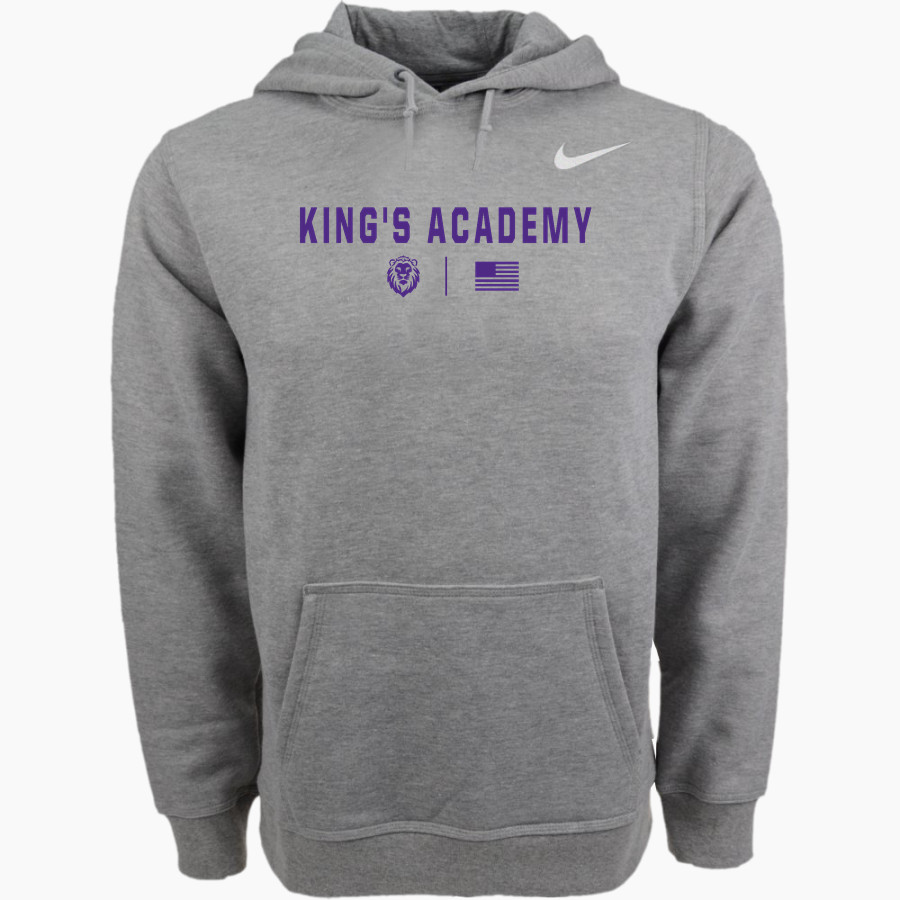 King's Academy Warriors Nike Men's Club Pullover Fleece Hoodie
