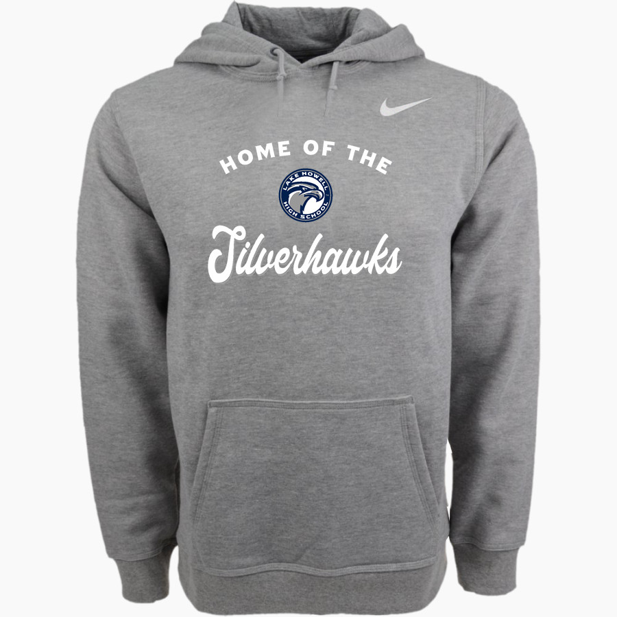 Lake Howell Silverhawks Nike Men's Club Pullover Fleece Hoodie