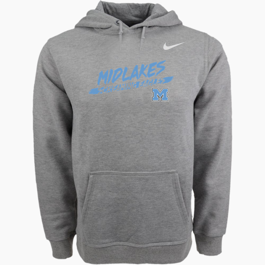 MIDLAKES HIGH SCHOOL SCREAMING EAGLES <span class="pdp-name-mascot">MIDLAKES SCREAMING EAGLES</span> Nike Men's Club Pullover Fleece Hoodie