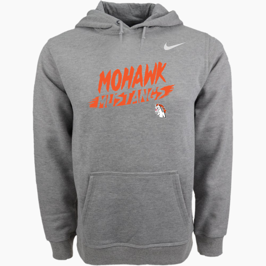 MOHAWK HIGH SCHOOL Mustangs Nike Men's Club Pullover Fleece Hoodie