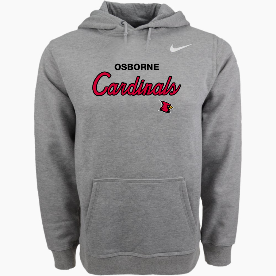 OSBORNE HIGH SCHOOL CARDINALS <span class="pdp-name-mascot">OSBORNE CARDINALS</span> Nike Men's Club Pullover Fleece Hoodie
