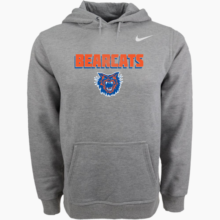 CHRISTOPHER HIGH SCHOOL BEARCATS <span class="pdp-name-mascot">CHRISTOPHER BEARCATS</span> Nike Men's Club Pullover Fleece Hoodie