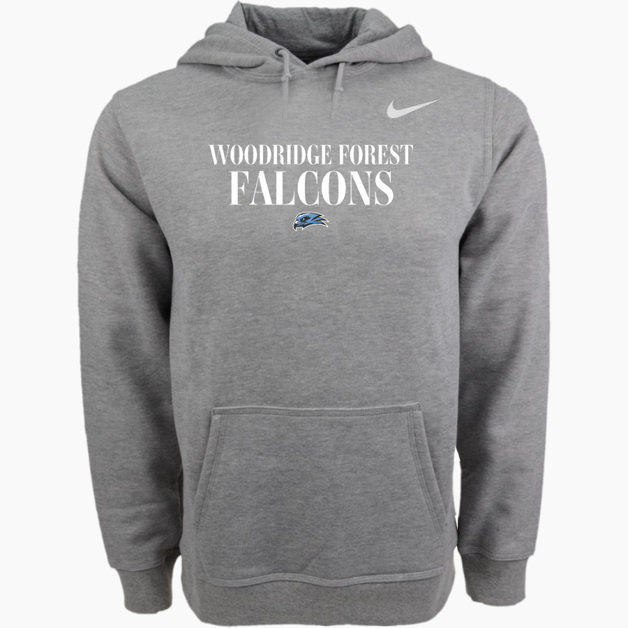 Woodridge Forest Falcons Online Store <span class="pdp-name-mascot">Woodridge Forest Falcons</span> Nike Men's Club Pullover Fleece Hoodie