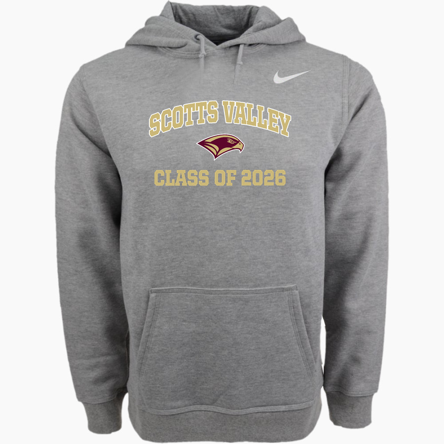 Scotts Valley Falcons Nike Men's Club Pullover Fleece Hoodie