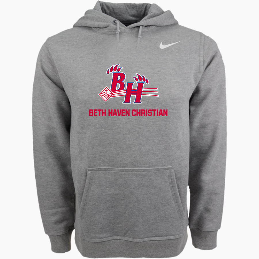 BETH HAVEN CHRISTIAN School Online Apparel Store Nike Men's Club Pullover Fleece Hoodie