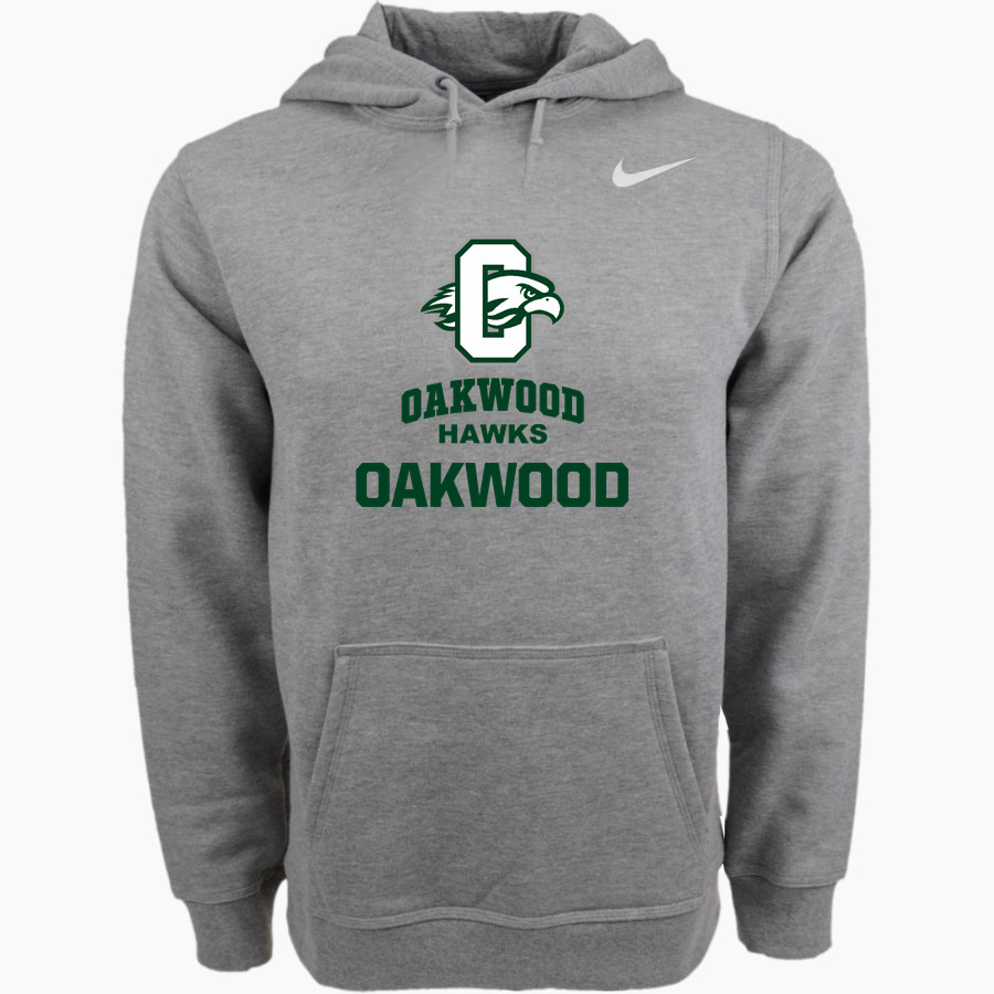 Oakwood Hawks <span class="pdp-name-mascot">Oakwood Hawks</span> Nike Men's Club Pullover Fleece Hoodie