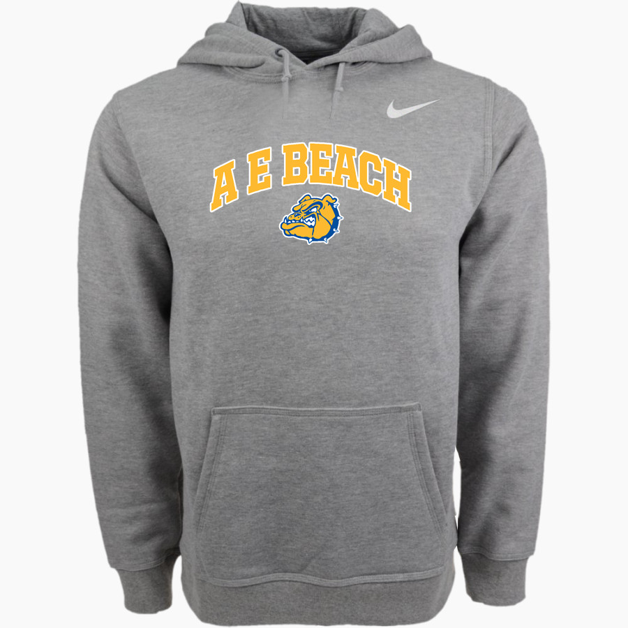 A E BEACH HIGH SCHOOL BULLDOGS Nike Men's Club Pullover Fleece Hoodie