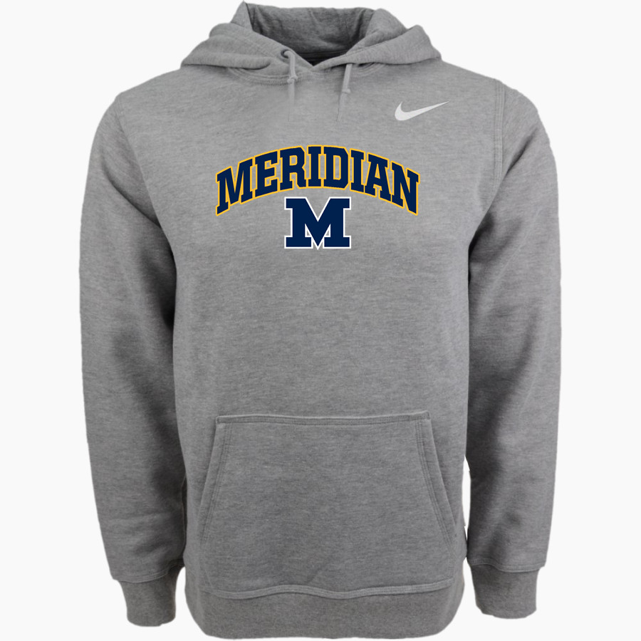 Meridian Warriors Nike Men's Club Pullover Fleece Hoodie