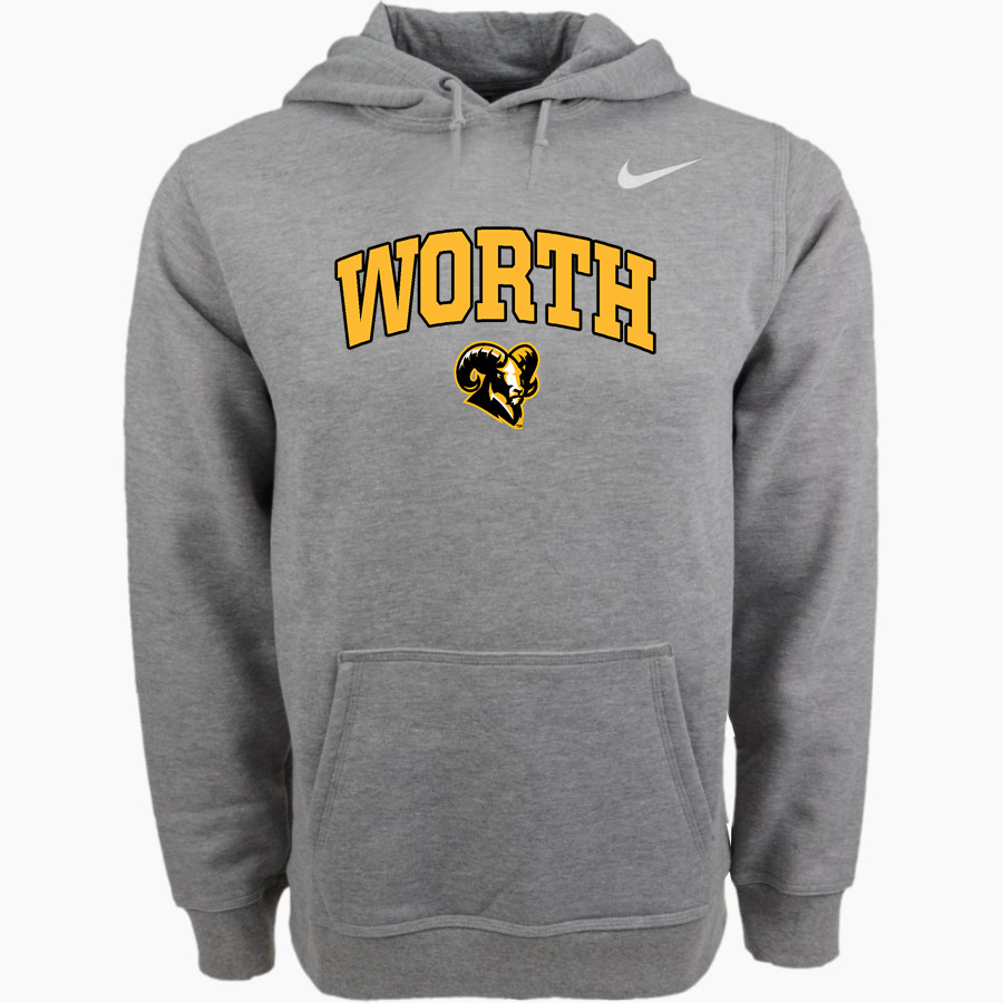 Worth Rams Nike Men's Club Pullover Fleece Hoodie