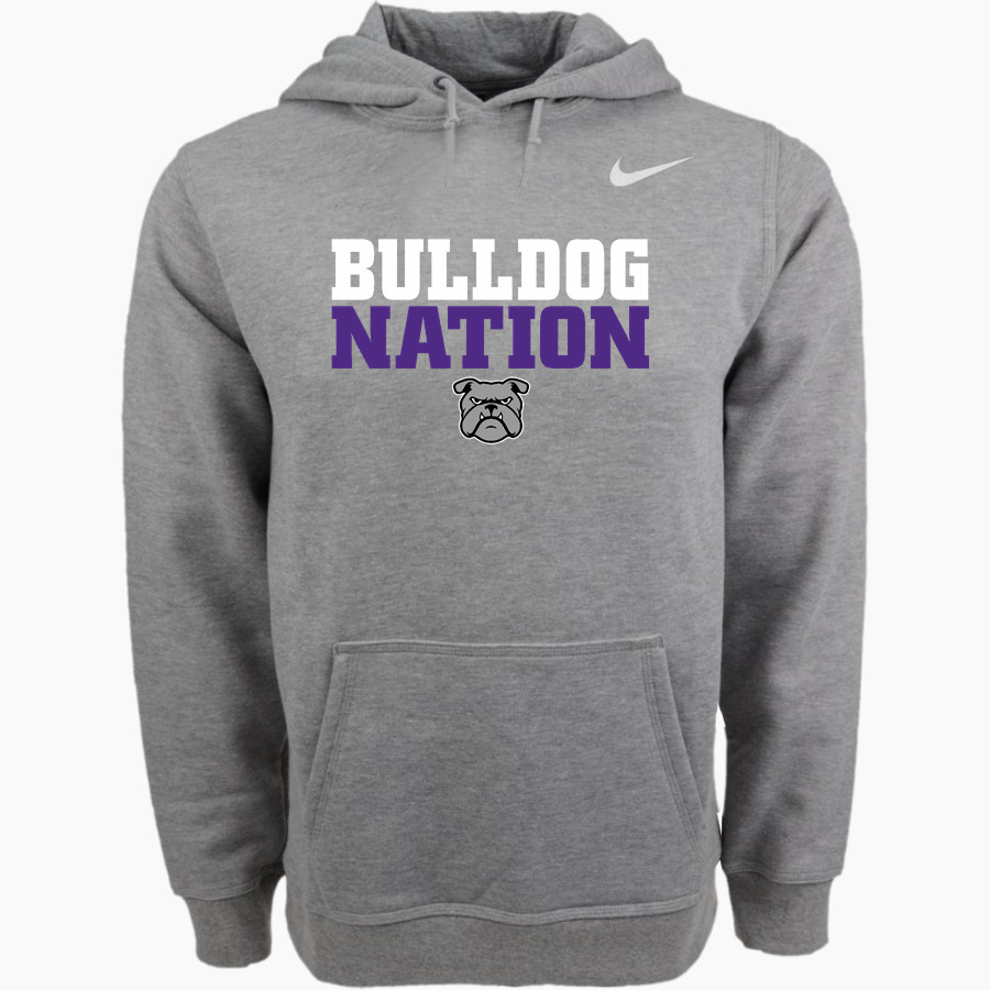 Garfield Bulldogs Nike Men's Club Pullover Fleece Hoodie
